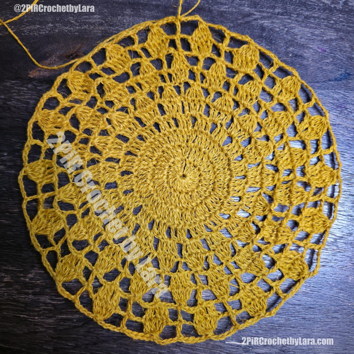Mandala Crochet Pattern PDF Diagram + Videos, Peacock Tail Mandala, Wall Hanging, 80cm 32in, English Only, No Written Pattern