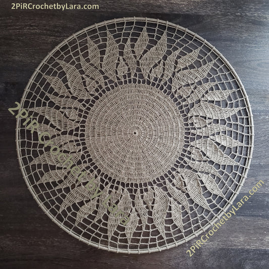 Crochet Pattern The Sun